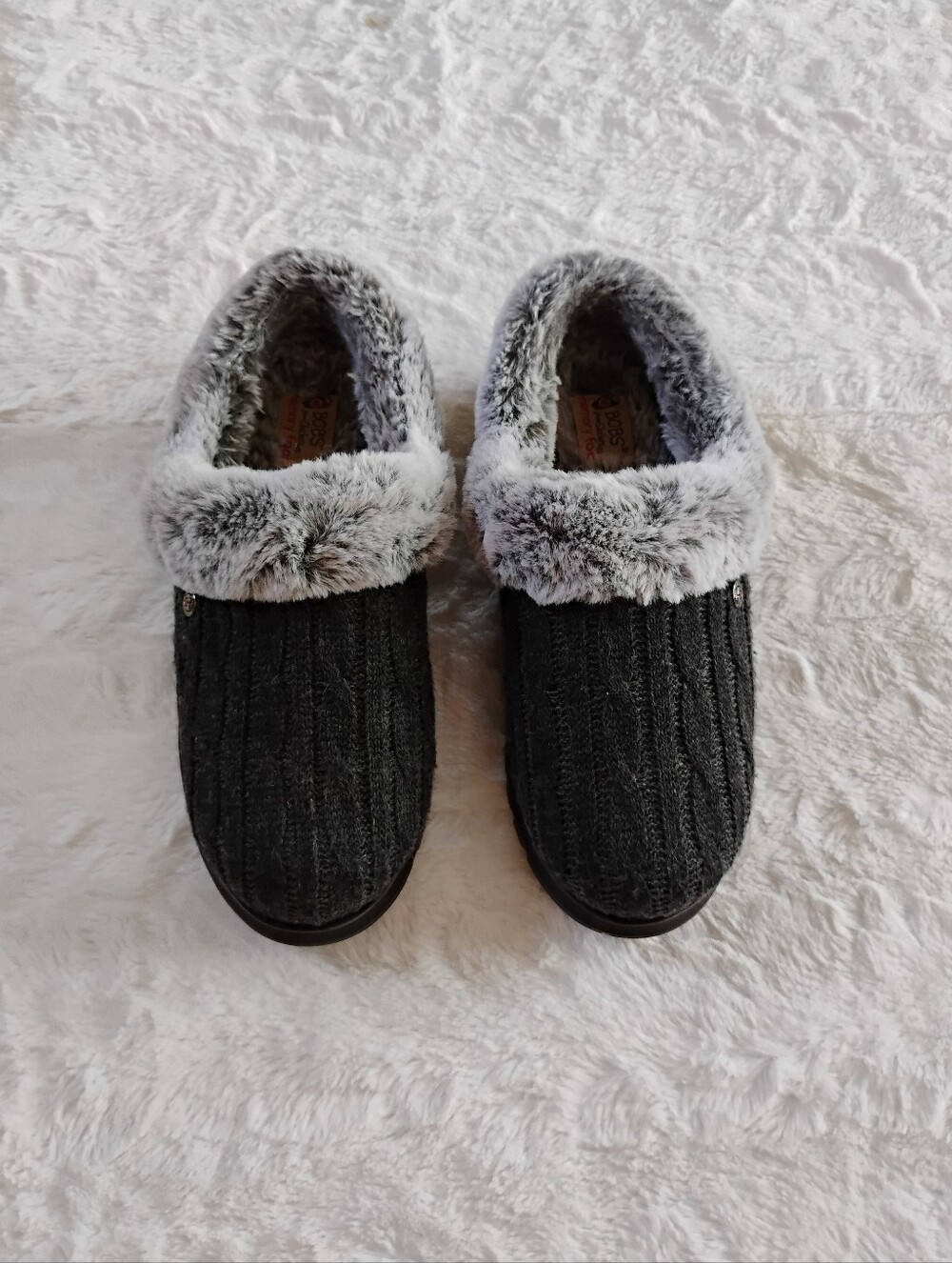 Skechers Bobs Keepsakes Ice Angel Faux Fur Slippers